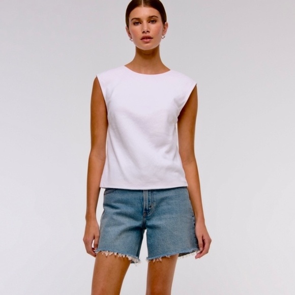 Abercrombie and Fitch The Dad Short Cut-Off High Rise Sz 28 - Picture 1 of 13